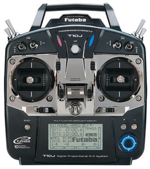 Picture of Futaba 10J 10Ch 2.4GHz FHSS Transmitter MODE 1 Plane
