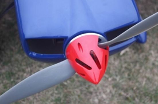 Picture of KUZA KAG0204R CNC Aluminium Spinner (70mm) Red