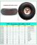 Picture of KUZA KAG0154 Alloy Hub Rubber Wheels 2" (2PCS)