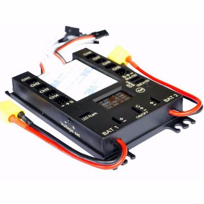 Picture of 6 Star Hobby PB5009 Servo Distribution Board with LED Screen/ Voltage Alarm /Power Box