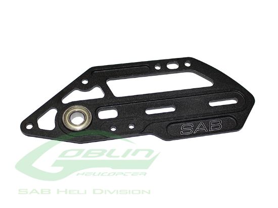 Picture of SAB H0359BM-S - Aluminum Tail Side Plate Black Matte - Goblin Bl