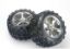 Picture of Traxxas 5374 - Tires & wheels, assembled, glued (Gemini chrome w