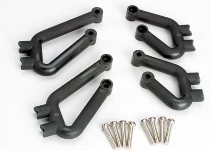 Picture of Traxxas 4936 Bumper mounts, front (l&r)/rear (l&r)
