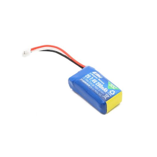 Picture of E-Flite EFLB2802S30 280mAh 2S 7.4V 30C Li-Po Battery