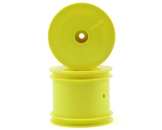 Picture of TLR TLR7002 Front/Rear Wheel, Yellow (2): 22T