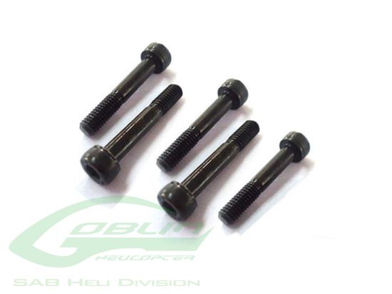 Picture of SAB HC078-S - DIN 12.9 Shoulder Socket Head Cap Screw M3 x 18 (5