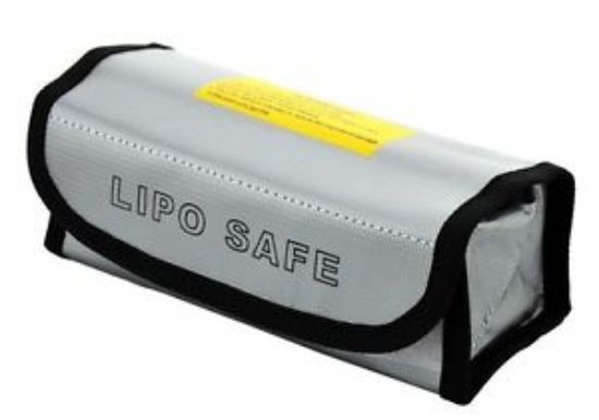 Picture of VGRC Hobby VGYHTOOL2002  LiPo Safe Bag 185x75x60mm- Silver