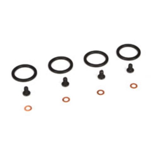 Picture of LOSI TLR5066 Bleeder Shock Cap Screw & Washers(4): 22/22T