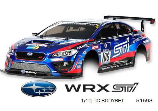 Picture of Tamiya 51593 RC Body Set Subaru WRX STI - NBR Challenge