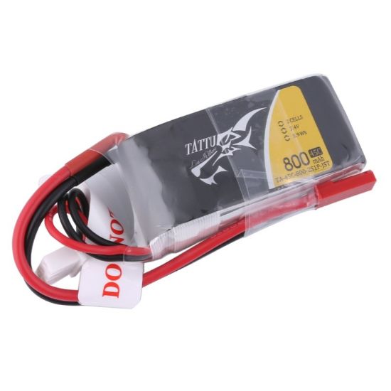 Picture of Tattu TA800-2S45-JST 800mAh 2S 7.4v 45C with JST Plug