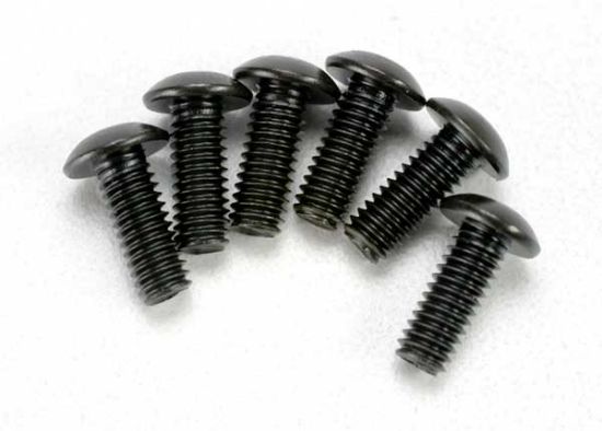 Picture of Traxxas 3937 Screws, 4x12mm button-head machine- hex drive