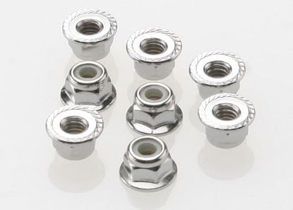 Picture of Traxxas 3647 Nuts, 4mm flanged nylon locking