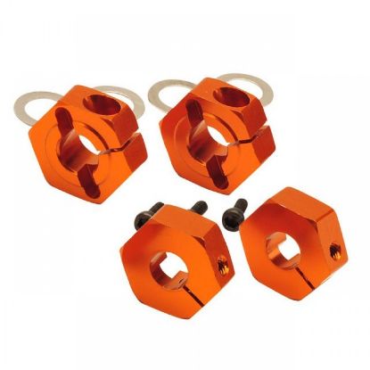 Picture of Team C TU0466 12mm Hex Orange TM2 V2 & TM4 (4pcs)