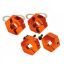 Picture of Team C TU0466 12mm Hex Orange TM2 V2 & TM4 (4pcs)