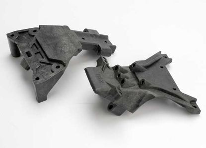 Picture of Traxxas 5530 Bulkheads, front (upper & lower)