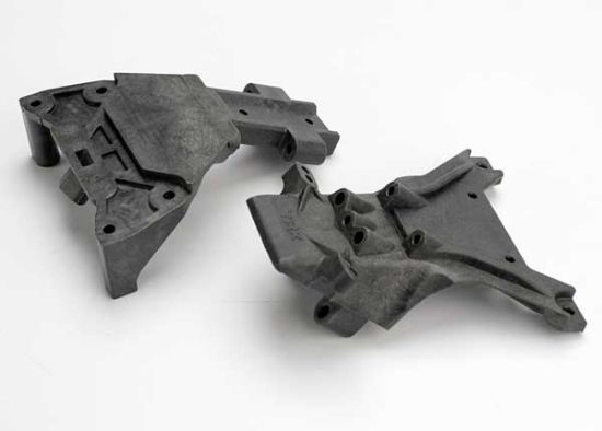 Picture of Traxxas 5530 Bulkheads, front (upper & lower)