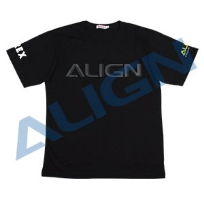 Picture of Align HOC00219-4 Flying T-shirt (HELI PILOT)-Black (L)