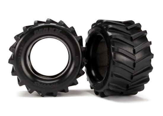 Picture of Traxxas 6770 Tires, Maxx 2.8'' (2)/ foam inserts (2)