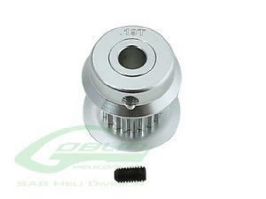 Picture of SAB H0501-19-S - Aluminum Motor Pulley 19T - Goblin 380