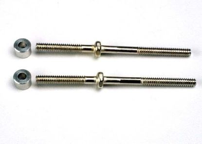 Picture of Traxxas 1937 Turnbuckles - 54mm (2) 3x6x4mm aluminium spacers (rear camber links)