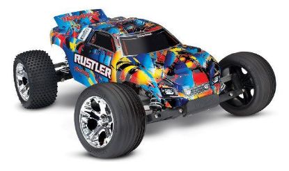 Picture of Traxxas 37054-4 1/10 Rustler RTR Hawaiian w/XL-5 **Special Edition**