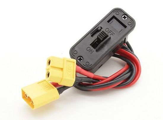 Picture of ST1001 Heavy Duty Power Switch w XT60 plug and charging socket