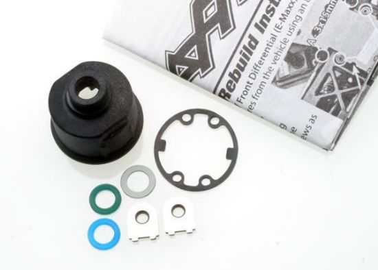 Picture of Traxxas 3978 - Carrier, differential (heavy duty)/ x-ring gaskets (2)