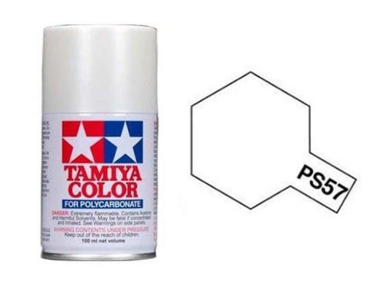 Picture of Tamiya PS-57  Polycarbonate Spray Paint (Pearl White)