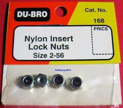 Picture of Du-Bro 168 Lock Nuts 2-56