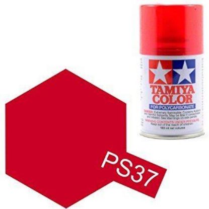 Picture of Tamiya PS-37  Polycarb Spray Paint Translucent Red