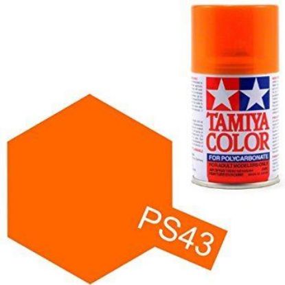 Picture of Tamiya PS-43 Polycarb Spray Paint Translucent  Orange