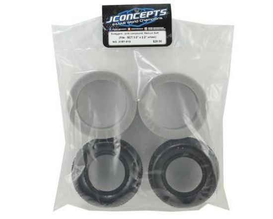 Picture of J-Concepts 3187-010 Swaggers Pink Compound Carpet SCT Front Tires 2 pcs