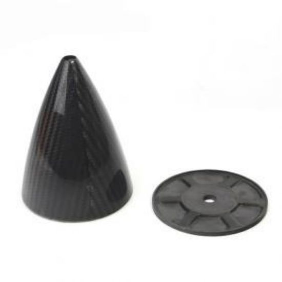 Picture of 6 Star Hobby CSP0057 Carbon Fiber Spinner with Carbon Fiber Back plate 2.25″ （57.2mm）