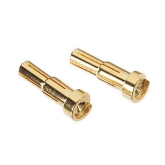 Picture of NP-12 4mm x 5mm Stepped Gold Connectors - Low Profile 1 x Pair
