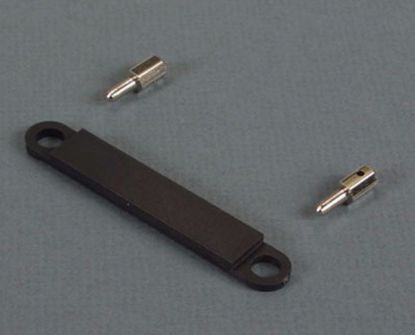 Picture of Traxxas 3727 Battery Hold-Down Plate (Black)/ Metal Posts (2)