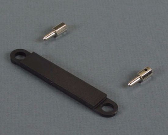 Picture of Traxxas 3727 Battery Hold-Down Plate (Black)/ Metal Posts (2)