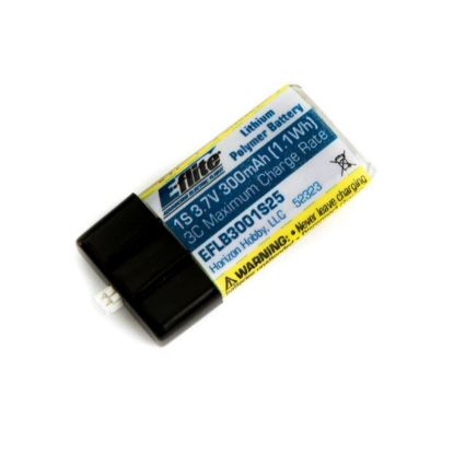 Picture of E-Flite EFLB3001S25 300mAh 1S 3.7V 25C LiPo Battery