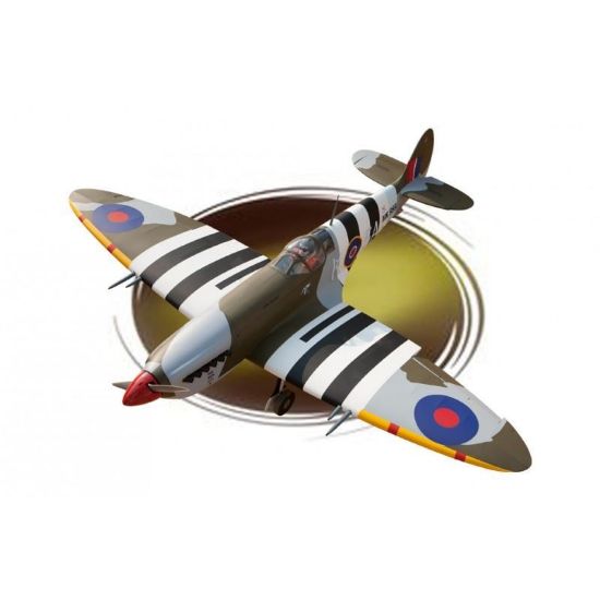 Picture of Seagull SEA183N-INDENT 2026 Supermarine Spitfire 80" wingspan size 35-45cc, PU rubber wheels, Matte (without Retracts)