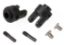 Picture of Traxxas 4628R - Differential output yokes, black (2)/ 3x5mm countersunk