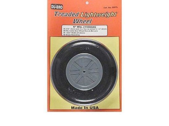 Picture of Du-Bro 600TL Treaded Light Wheel-6 Inch