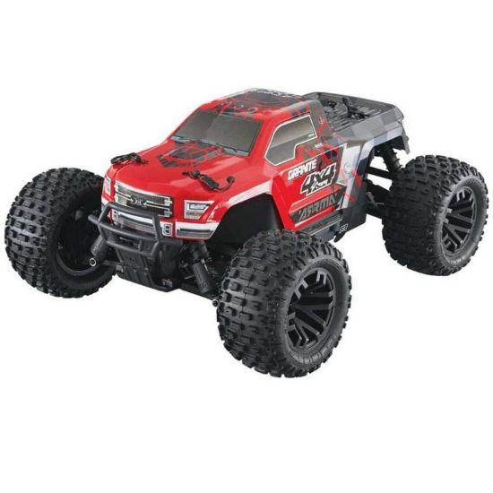 Picture of Arrma ARA102714T2 Granite MEGA 1/10 MT 4WD brushed RTR, Red/Black