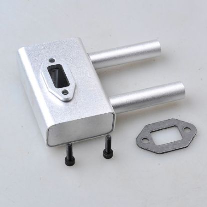 Picture of PM2200 Aluminum Exhaust Muffler Canister for DLE35RA Engine