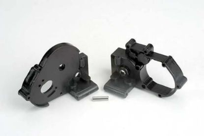Picture of Traxxas 3691 Gearbox Halves (L&R) (Black) W/ Idler Gear Shaft