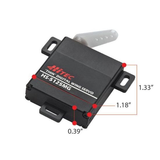 Picture of Hitec HS-5125MG Digital Wing Servo