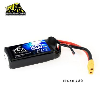 Picture of Leopard Power 2s 7.4v 1500mah 30c EC3 Lipo Battery