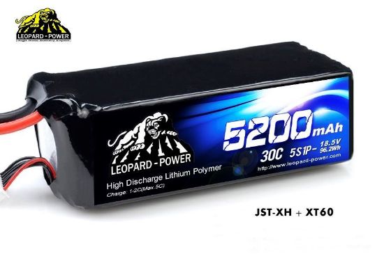 Picture of Leopard Power 5s 18.5v 5200mah 30c XT60 Lipo Battery