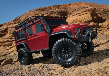 Picture of Traxxas 82056-4 - TRX-4 Scale & Trail Defender Crawler RTR RED