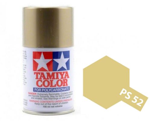 Picture of Tamiya PS-52 Polycarb Spray Paint: Champagne Gold