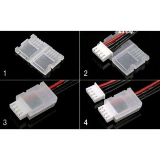 Picture of FUSEP-141 AB Clip Balance Lead Protector for LiPo Battery 18.5V 5S (x2)