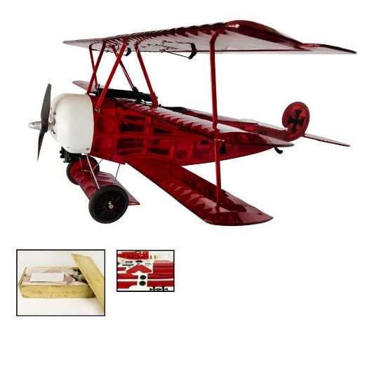 Picture of Dancing Wings S1714 Triplane Fokker DR1 770mm ARF Balsa Kit